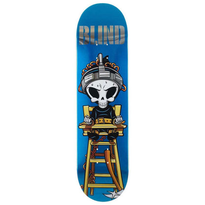 FULL SET of Blind Skateboards Reaper Blue Foil Series 4 Limited Edition Decks