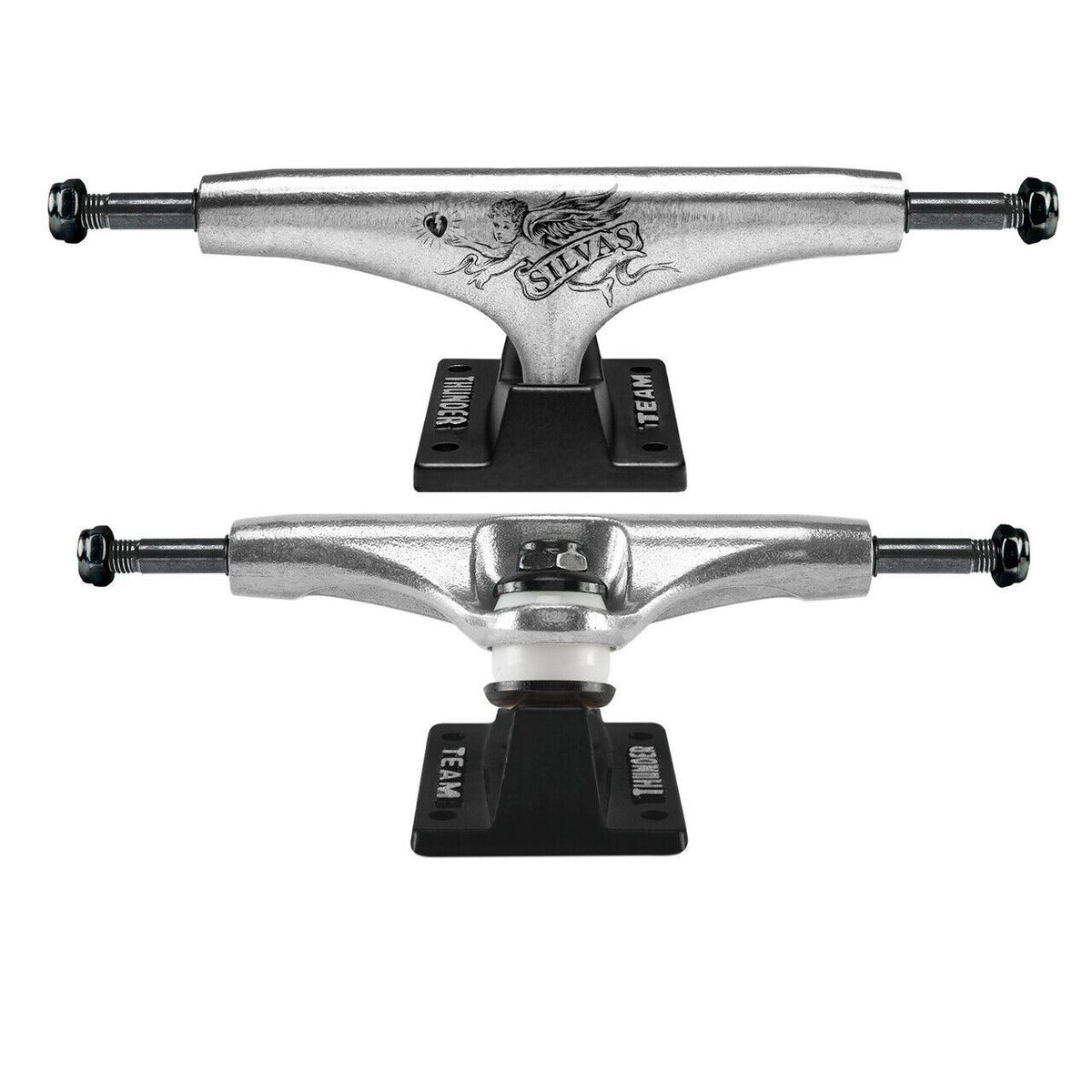 Thunder Skateboard Trucks Hollow Miles Omni 148 Polish Black Team 8 25 Axles
