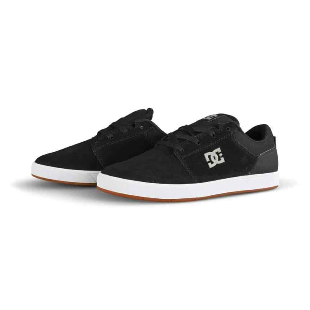 DC Shoes Crisis 2 Suede Black White Black US SIZE Skateboard Sneakers