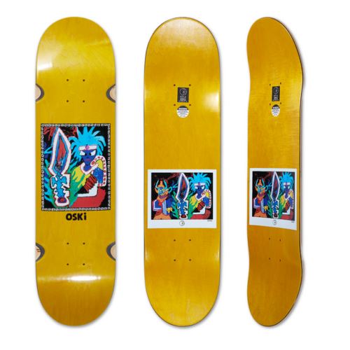Polar Skateboard Deck Oskar Rozenberg Tribal Chief Wheel Wells 8 375