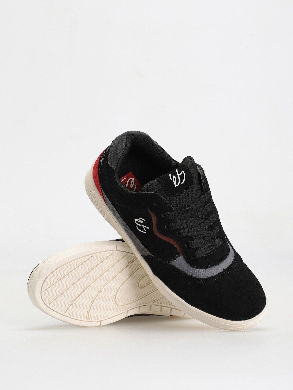Es Shoes Melange Black Us Size Skateboard Sneakers
