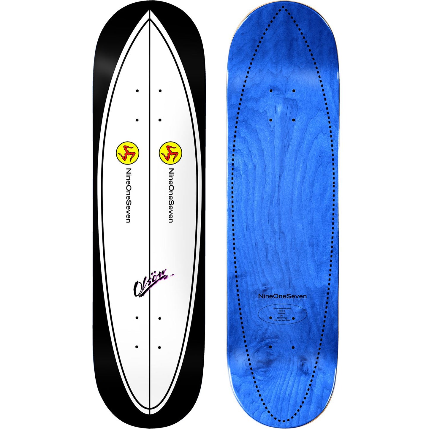 Call Me 917 Skateboard Deck Surf 8.5"