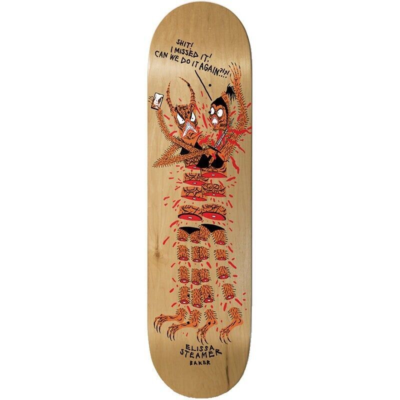 Baker Skateboard Deck Elissa Throwback From The Dead 8"