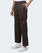 Dickies Pants Double Knee Loose Fit Dark Brown 85 283 Skateboard Work Pant