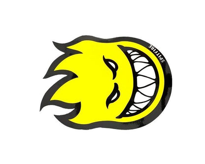 Spitfire Wheels Sticker Fireball Yellow LRG 11" x 8" Skate decal