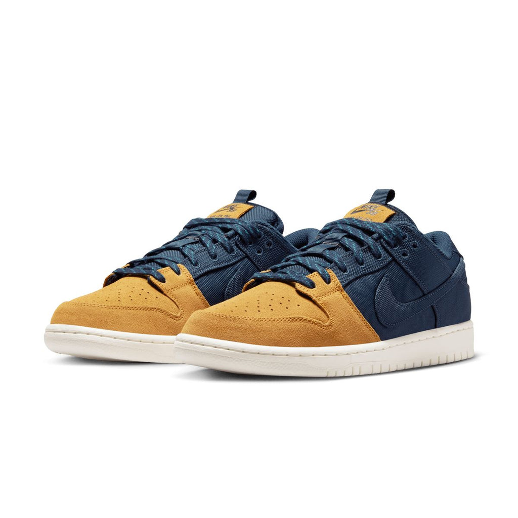Nike Sb Shoes Dunk Low Pro Midnight Navy Desert Ochre Us Size Skate Sneakers