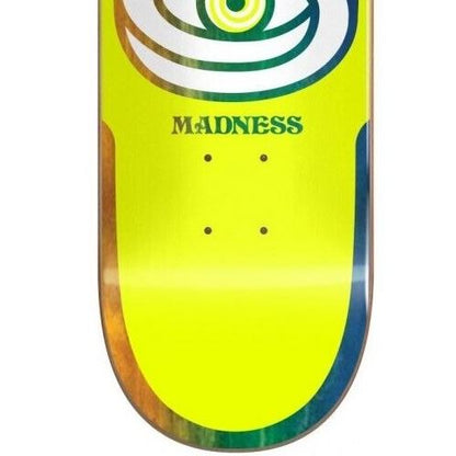 Madness Skateboard Deck Donde Neon Yellow 8.5" R7
