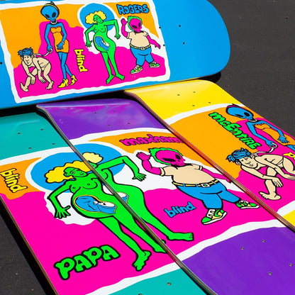 FULL SET Blind Skateboards Color Portrait Series Limited Edition Decks