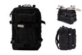 Kingpin Skate Supply Backpack Skateboard Straps Black Black Travel School Bag