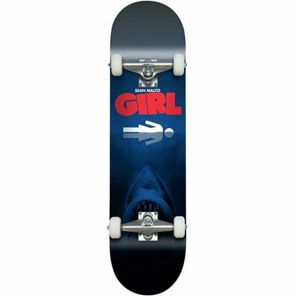GIRL Skateboard Complete Sean Malto 8.25" Night Attack Jaws Pre-Assembled