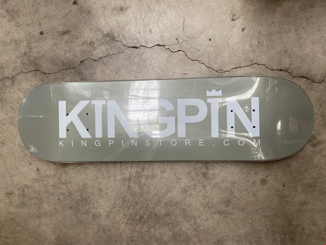 Kingpin Skate Supply Deck OG Logo Grey Fog 8.5"