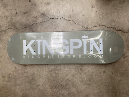 Kingpin Skate Supply Deck OG Logo Grey Fog 8.5"