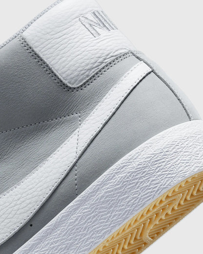 Nike SB Shoes Blazer Mid ISO Wolf Grey White US SIZE Skateboard Sneakers