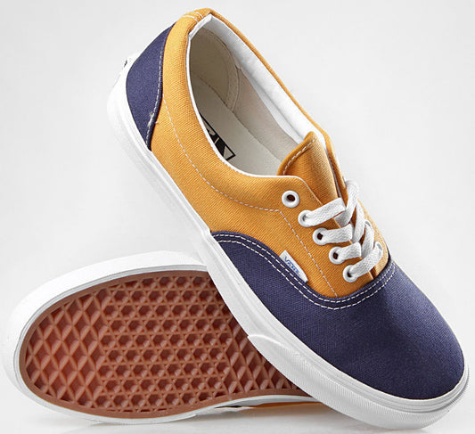 Vans Shoes Era Vintage Dress Blue Sunflower USA SIZE Skateboard Sneakers