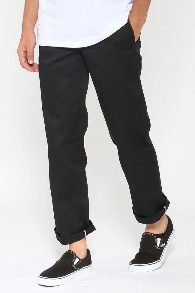 Dickies Slim Straight Fit Work Pants Black Wp873 Skateboard Bmx Jeans