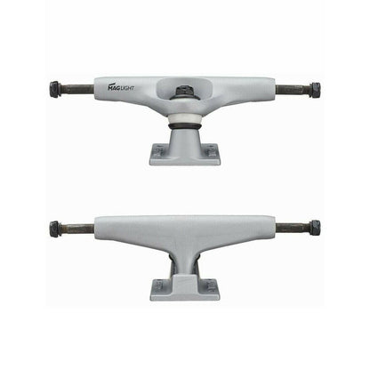Tensor Skateboard Trucks Mag Light 5.5 Silver Hollow Set Reg 8.25" Axles