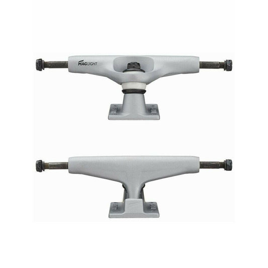 Tensor Skateboard Trucks Mag Light 5.5 Silver Hollow Set Reg 8.25" Axles