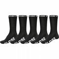Globe Socks 5 Pack Blackout Crew Black Size 2 8 Skateboard Sox