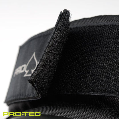 Pro-Tec Pads Street Knee & Elbow Set BLACK Size X-LARGE Protec Safety Skate Gear