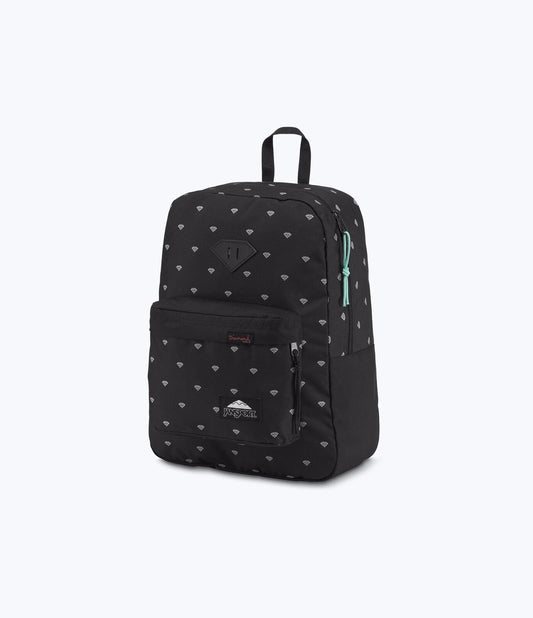 Jansport Backpack x Diamond Supply Co Super FX Black Repeat Skate School Bag