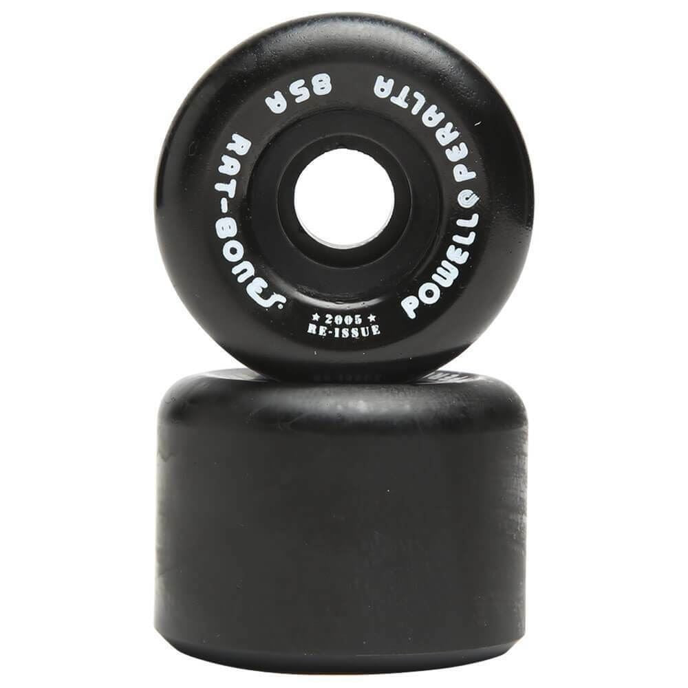 Powell Peralta Skateboard Wheels Rat Bones Black 60mm 85a 2008 Reissue