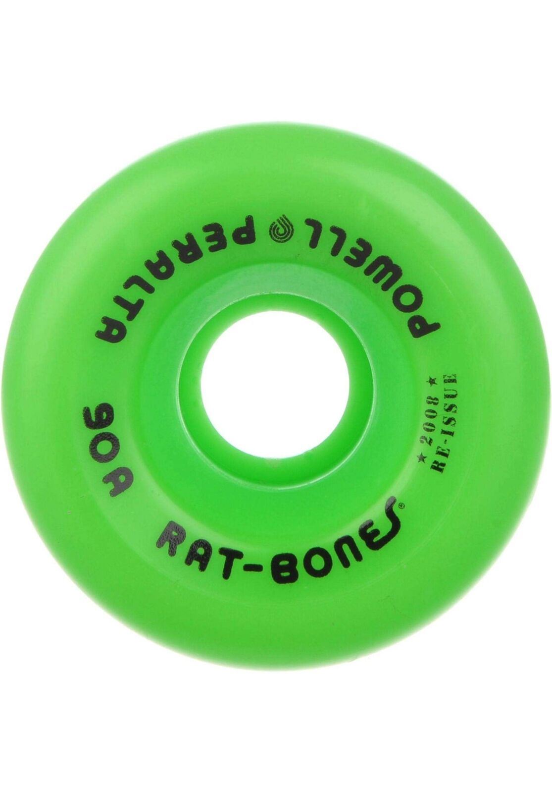 Powell Peralta Skateboard Wheels Rat Bones Green 60mm 90a 2008 Reissue