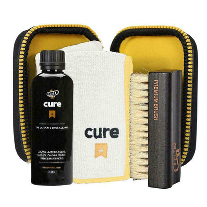 Crep Protect The Cure Kit Shoe Cleaning Spray, Hog Hair Brush & Microfibre Cloth