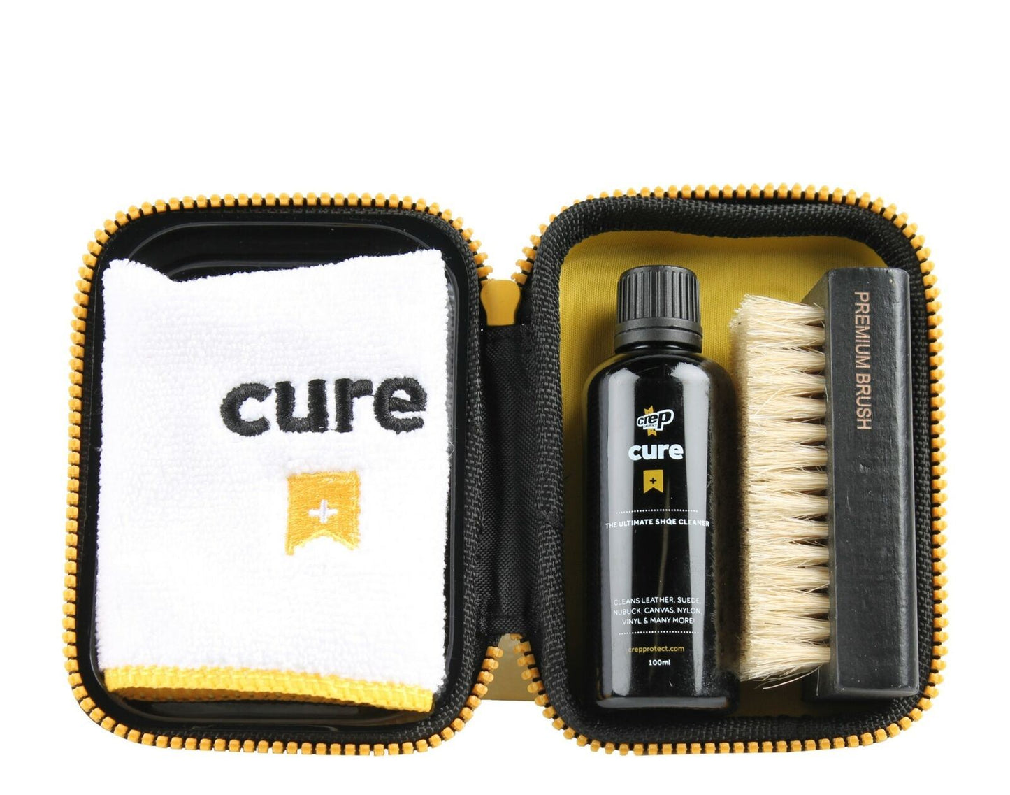 Crep Protect The Cure Kit Shoe Cleaning Spray, Hog Hair Brush & Microfibre Cloth