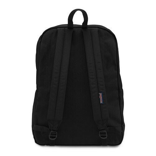 Jansport Backpack Superbreak Black 25L Luggage Skate School Travel Bag