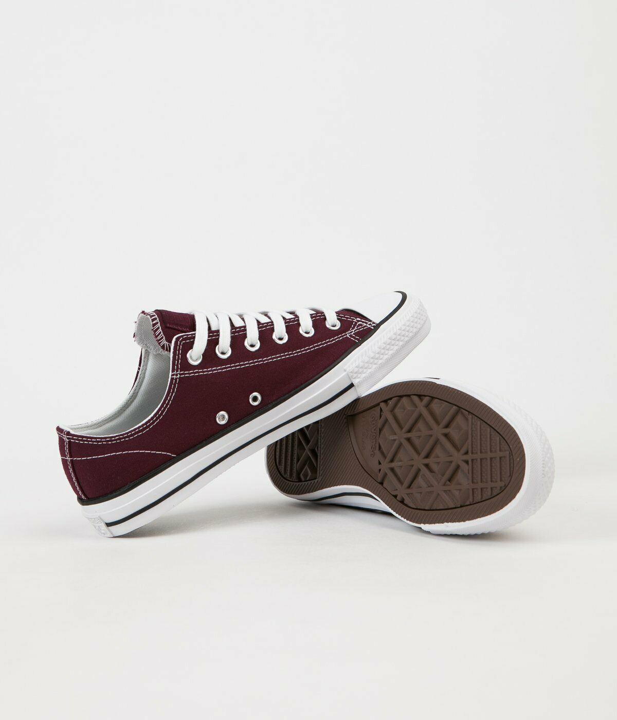Cons Shoes CTAS PRO LOW Suede Rose Maroon White Converse Skateboard Sneakers