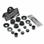 Thunder Bushings Rebuild Kit Hard 100A Black Cushions Skateboard Trucks Rubbers