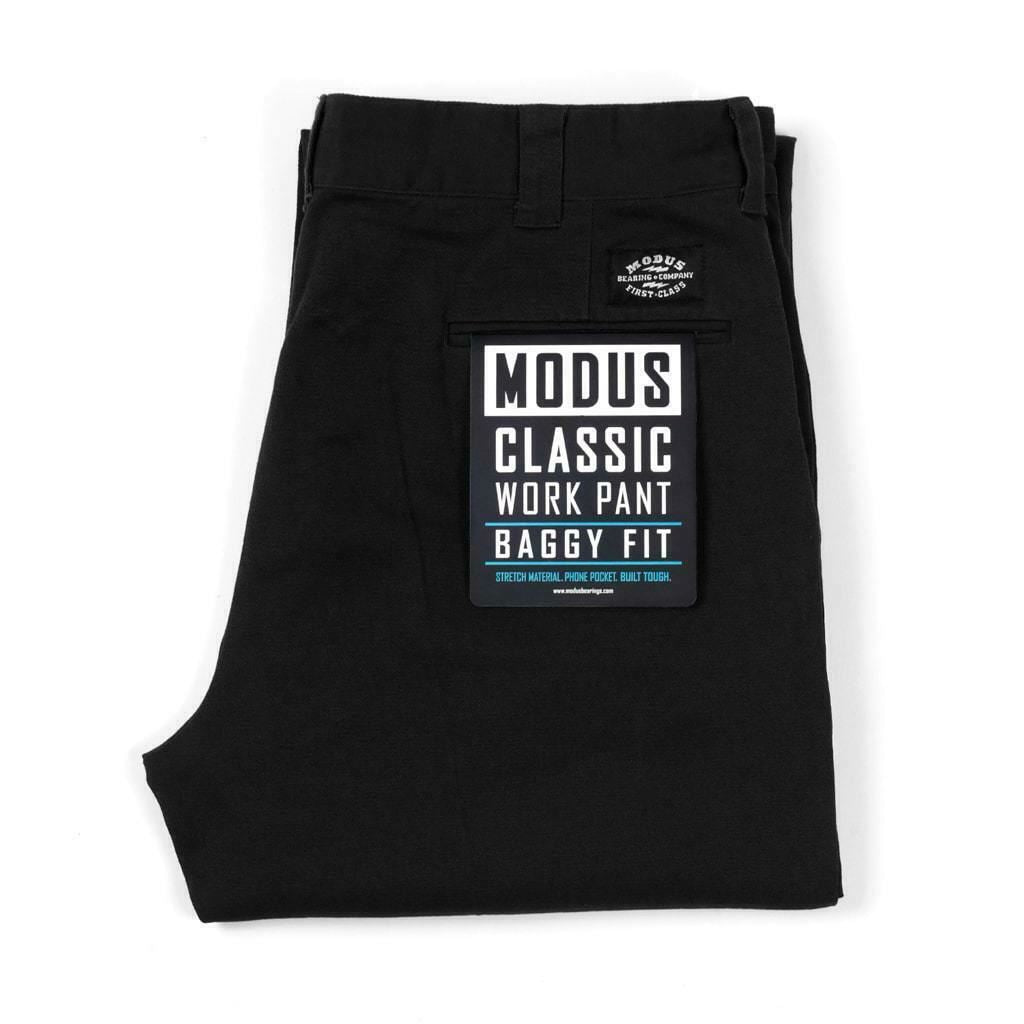 Modus Bearings Work Pants Baggy Fit BLACK