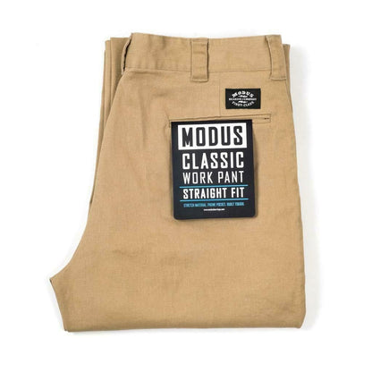 Modus Bearings Work Pants Straight Fit KHAKI