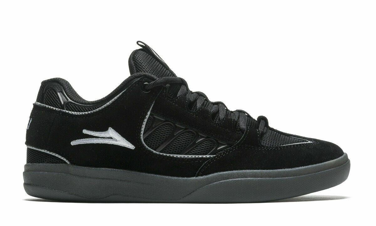 Lakai Shoes Carroll Black Smoke Suede USA SIZE Skateboard Sneakers