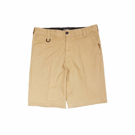 Modus Bearings Work Shorts KHAKI w/ Utility Keyring and Stash Pocket