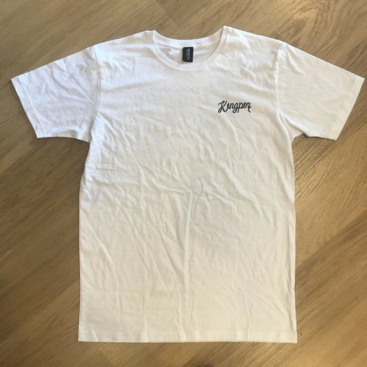 Kingpin Skate Supply Tee Lace White New Skateboard T-Shirt