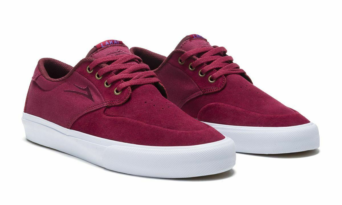 Lakai Shoes Riley Hawk 3 Cardinal Suede Usa Size Skateboard Sneakers