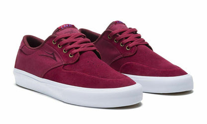 Lakai Shoes Riley Hawk 3 Cardinal Suede USA SIZE Skateboard Sneakers
