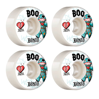 Bones Skateboard Wheels Boo Voodoo 55mm v4 Wide 103a STF
