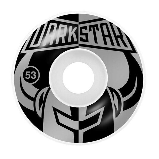 Darkstar Skateboard Wheels Divide Black Silver 53mm 99a