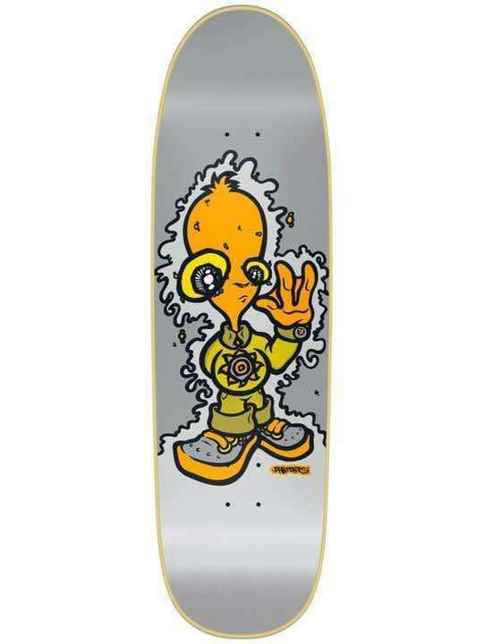 New Deal Skateboards Deck John Montessi Alien Grey 8.75" Reissue