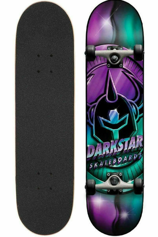 Darkstar Skateboard Complete Anodize FP Aqua Purple 8" Pre-Assembled