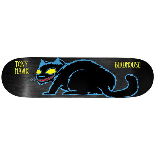 Birdhouse Skateboard Deck Tony Hawk Evil Cat 8.25" Blue