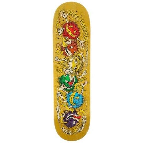 Anti Hero Skateboard Deck Grimple Stix Guest Brian Anderson 8 75