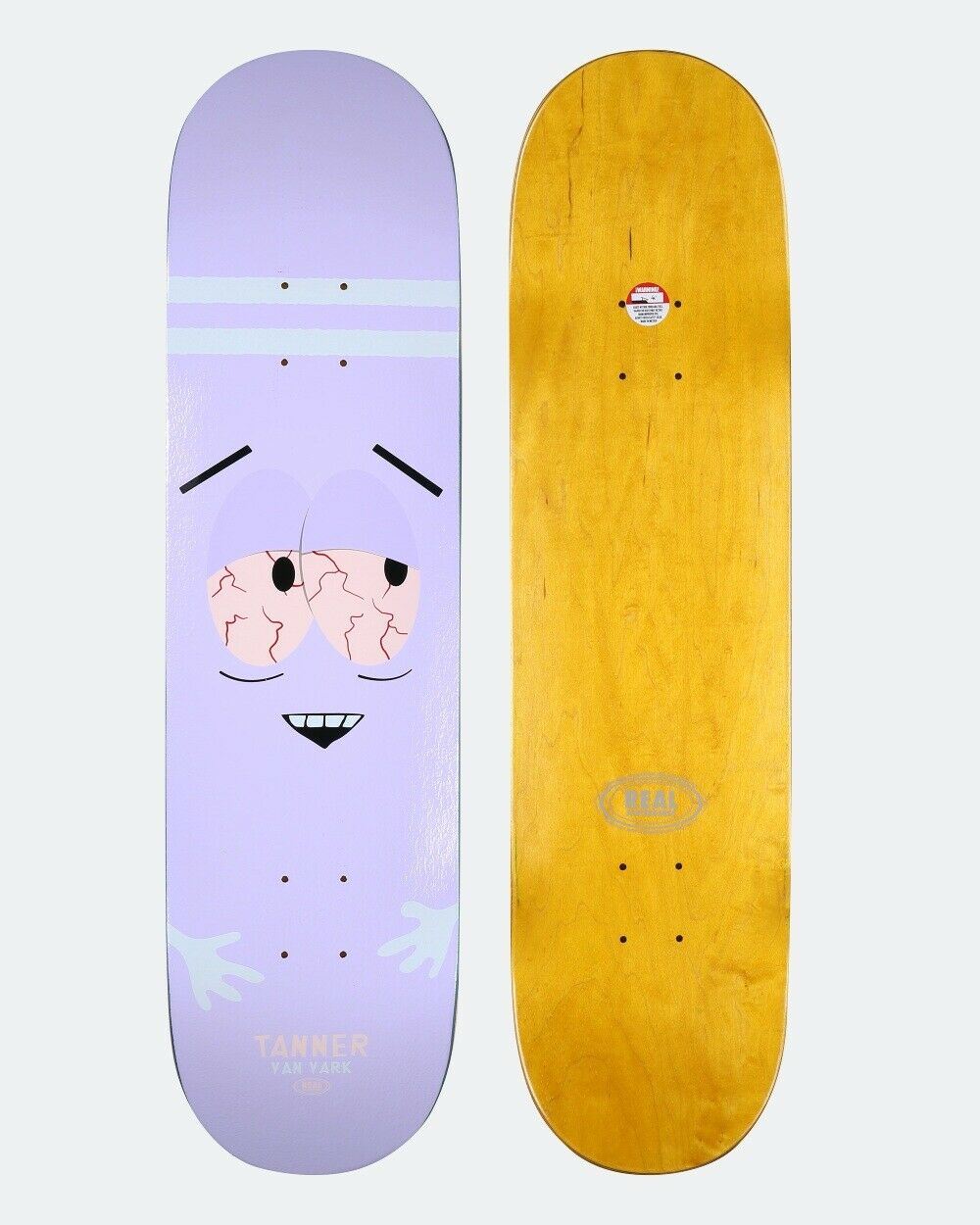 Real Skateboard Deck Towel Tanner 8.25"