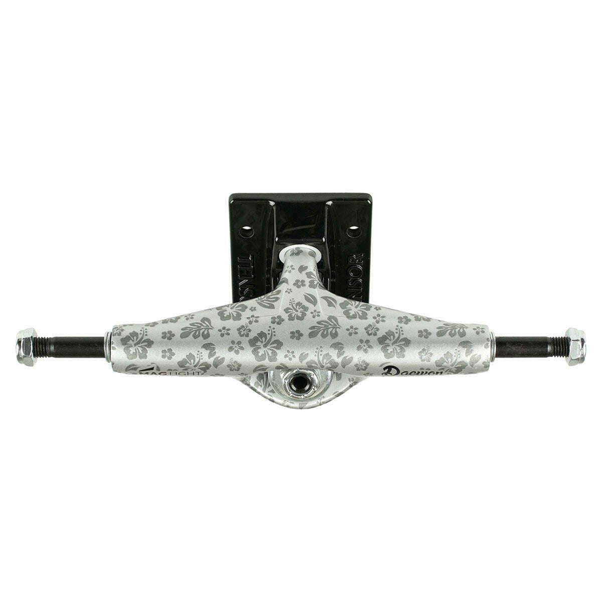 Tensor Skateboard Trucks Mag Light Slicks Daewon Song Black 5.25 Hollow 8"