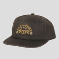 Passport Cap Arched Embroidery Black 6 Panel Strap Back Pass Port Skateboard Hat