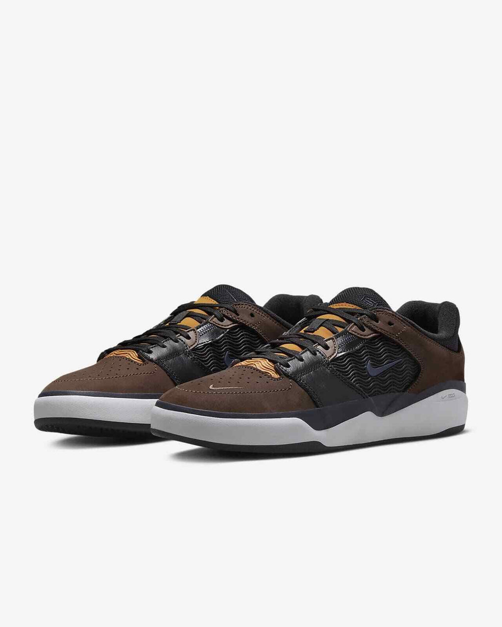 Nike Sb Shoes Ishod Premium Baroque Brown Black Obsi Us Size Skateboard Sneakers