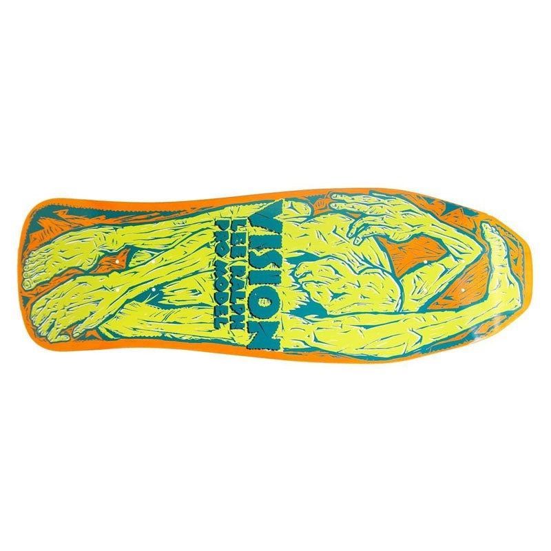 Vision Skateboards Deck Lee Ralph Orange Stain/Green 10.25" Reissue