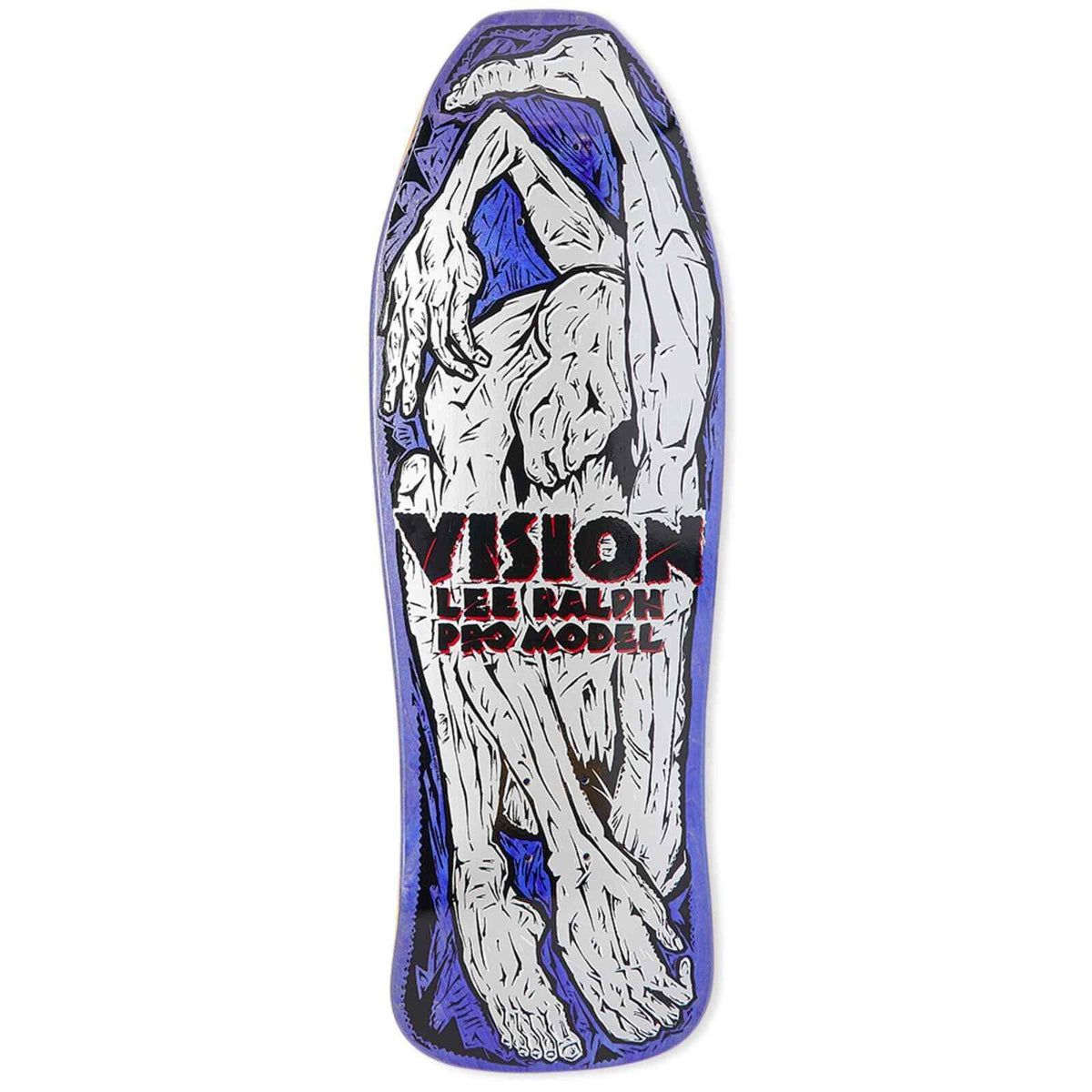 Vision Skateboards Deck Lee Ralph Purple Stain Silver 10 25 Reissue